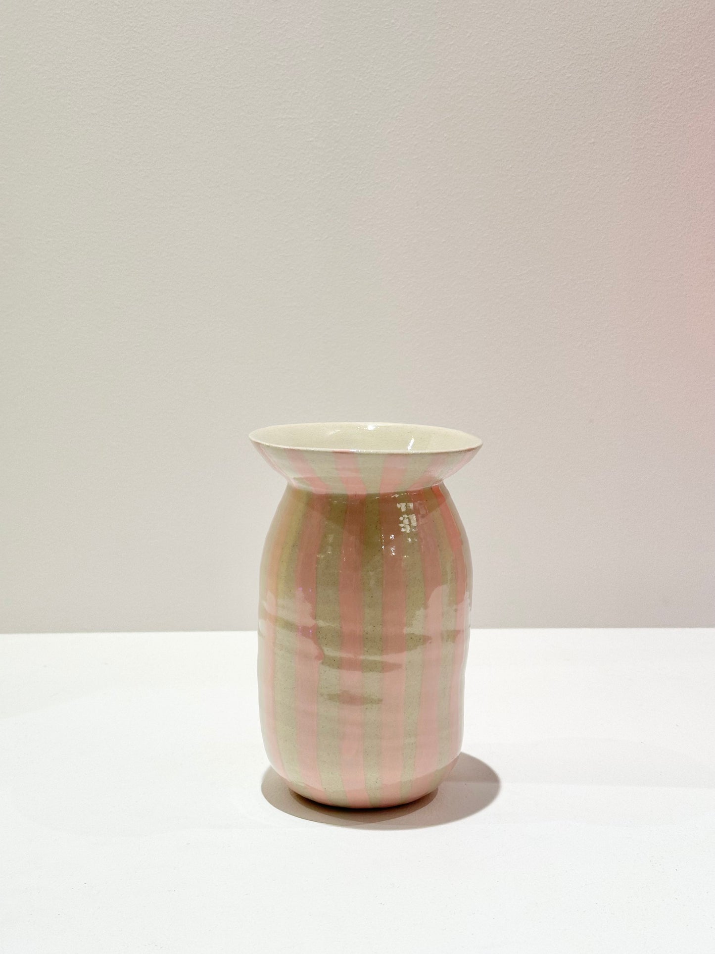 STRIBET VASE, BLUSH