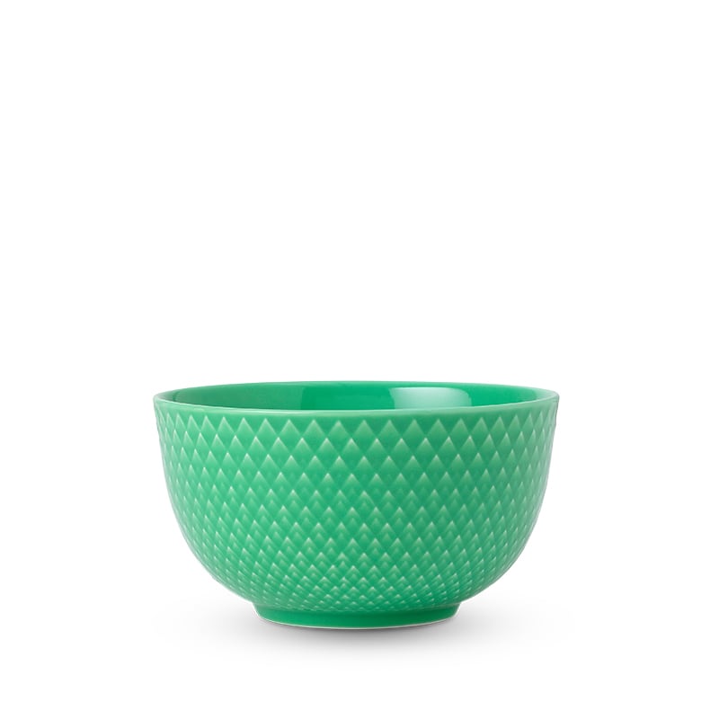 LYNGBY PORCELÆN RHOMBE COLOR, SKÅL Ø11 CM, GRØN