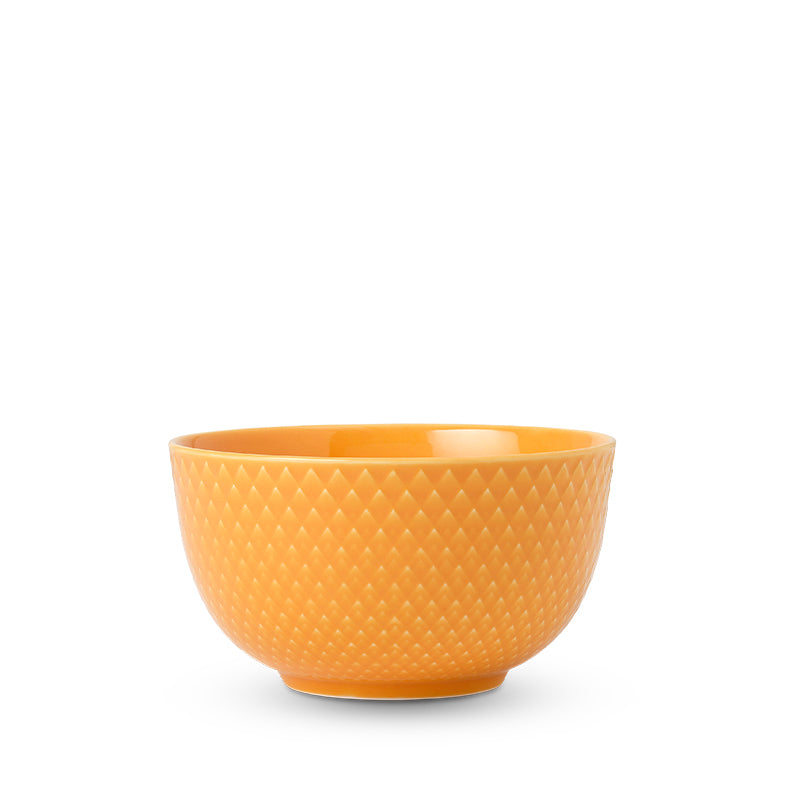 LYNGBY PORCELÆN RHOMBE COLOR, SKÅL Ø11 CM, GUL