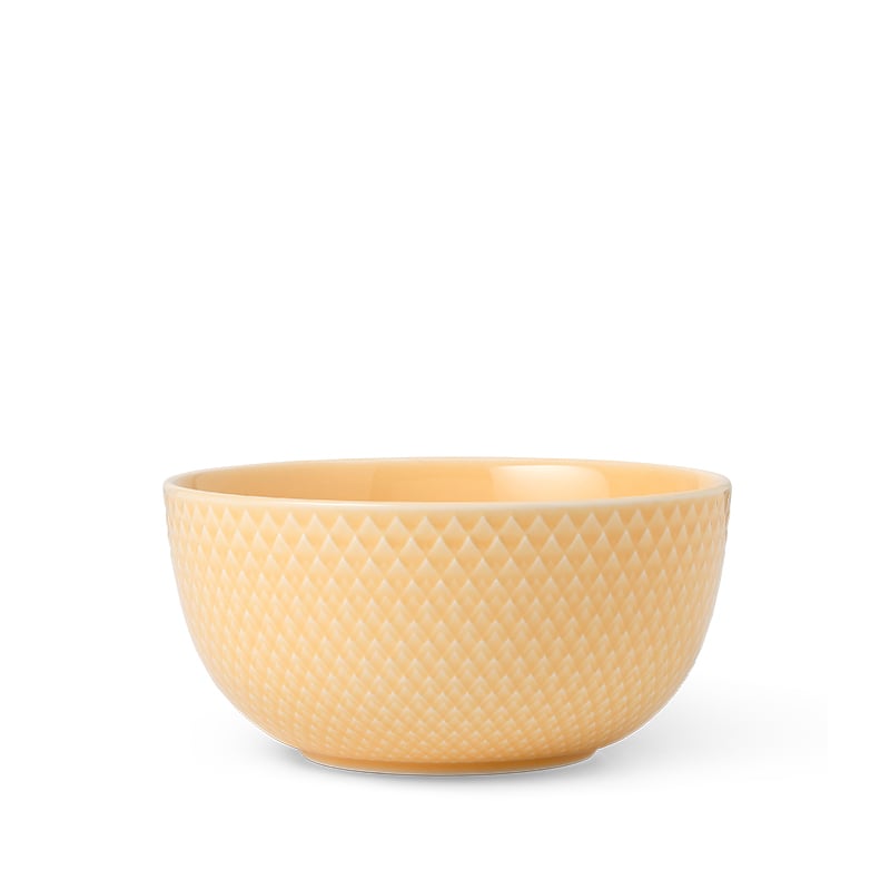 LYNGBY PORCELÆN RHOMBE COLOR, SKÅL Ø13 CM, SAND