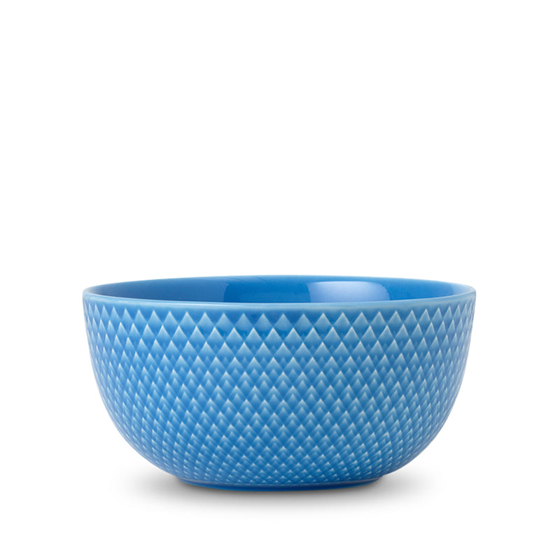 LYNGBY PORCELÆN RHOMBE COLOR, SERVERINGSSKÅL Ø17,5 CM, BLÅ