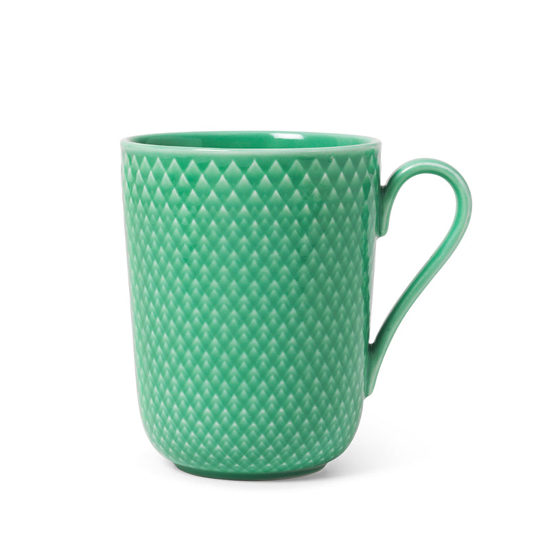 LYNGBY PORCELÆN RHOMBE COLOR, KRUS M. HANK GRØN