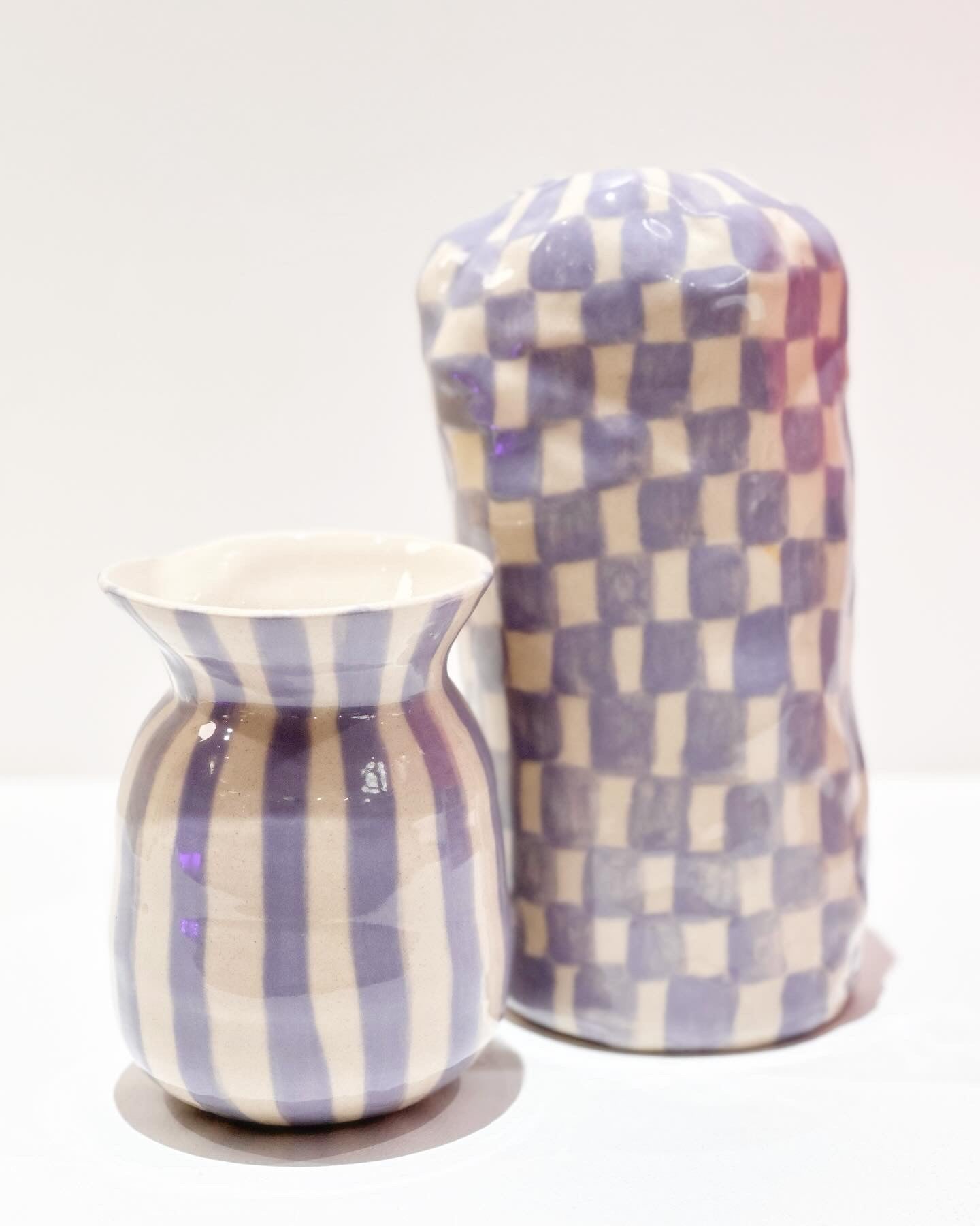 STRIBET VASE, LAVENDER