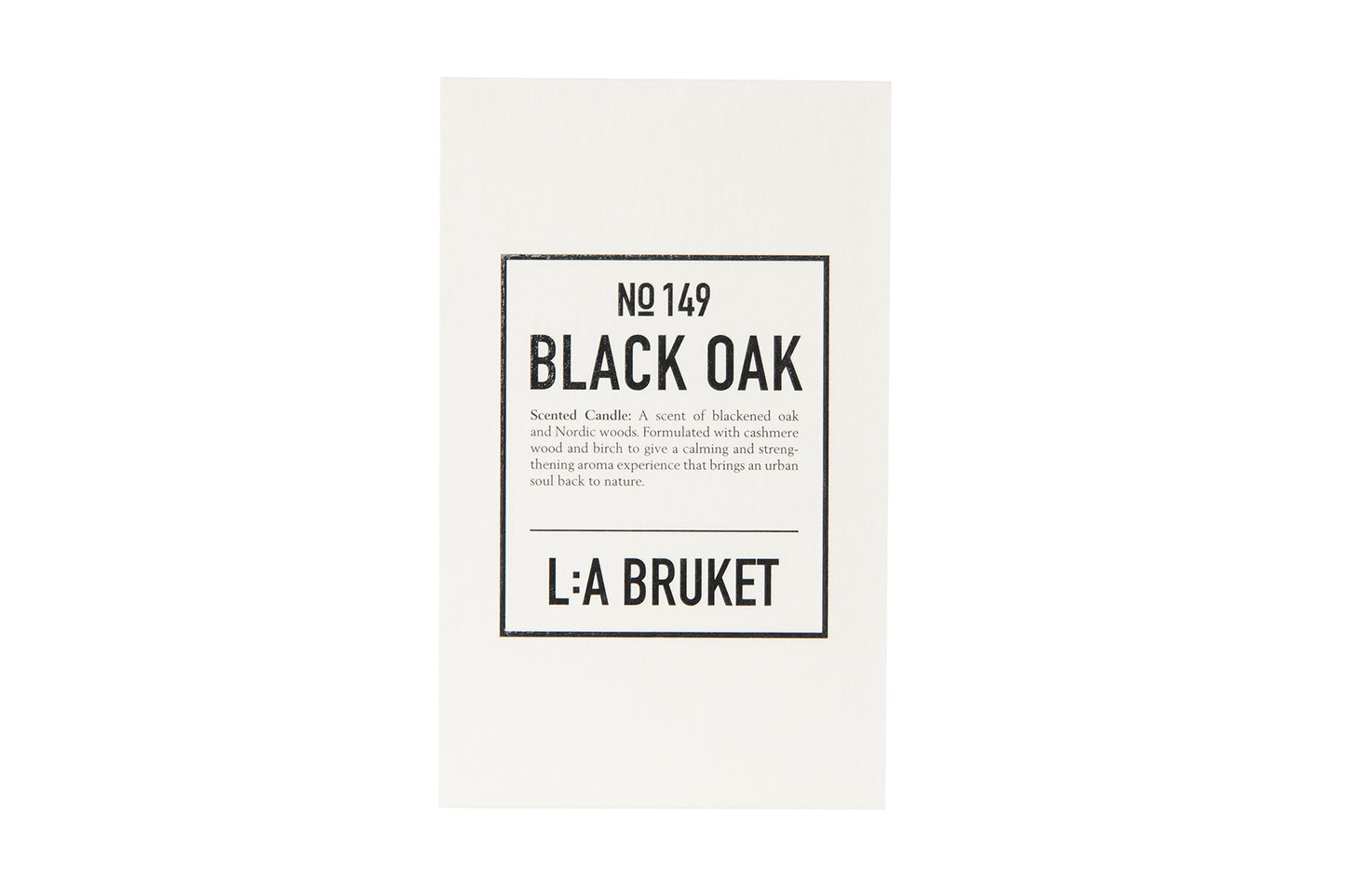 149 SCENTED CANDLE - BLACK OAK