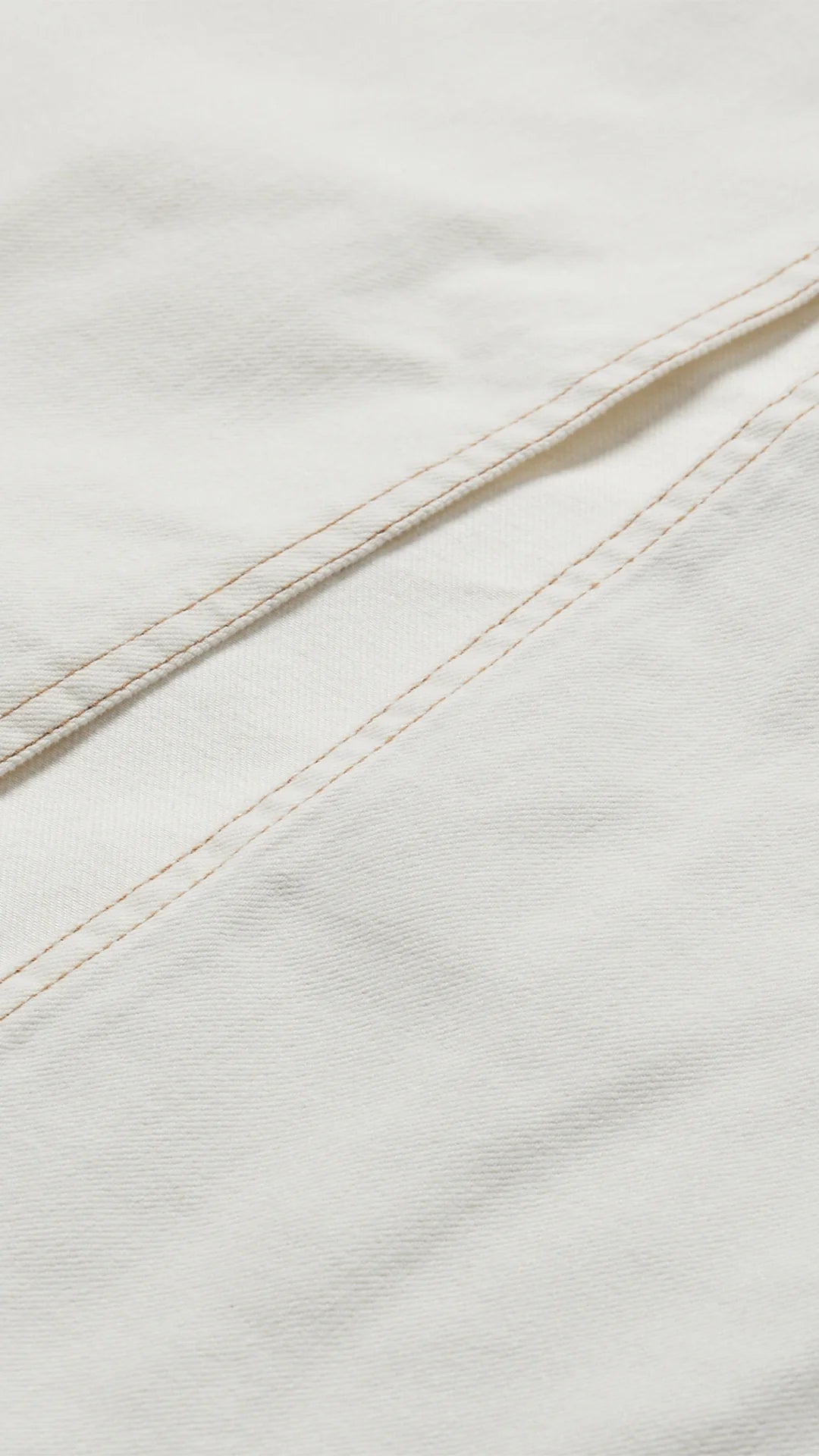 CLASSIC JEANS SKIRT CREAM WHITE