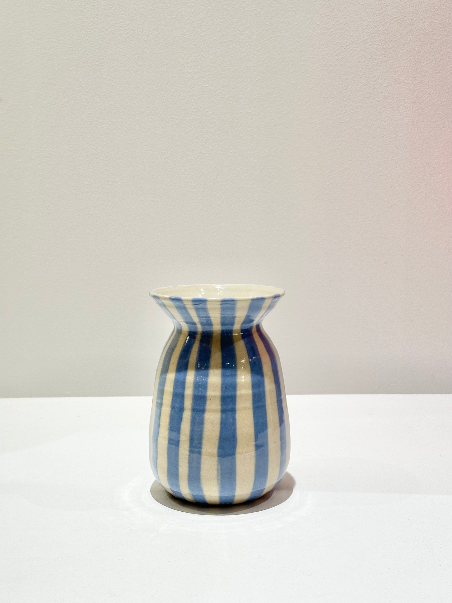 STRIBET VASE, BLUE