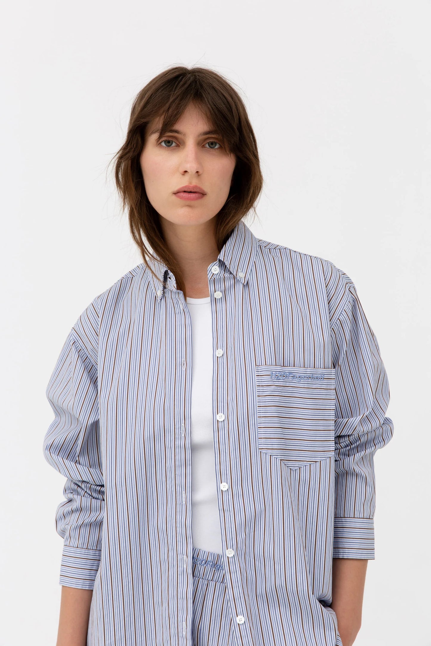 PJ SHIRT BLUE STRIPE