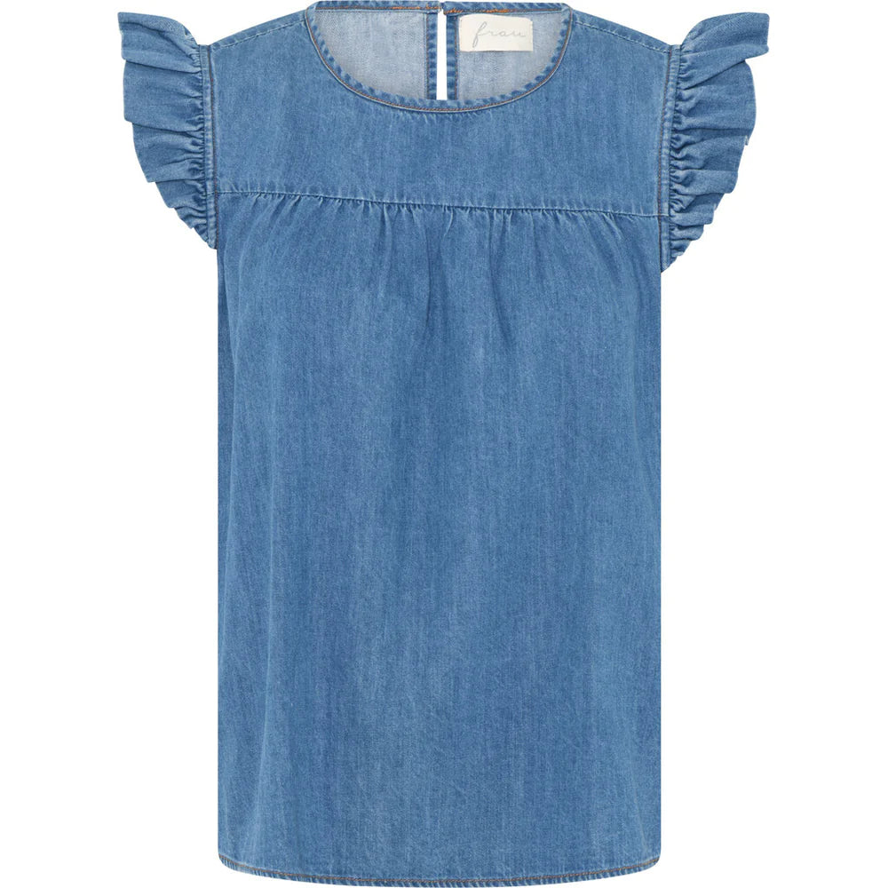 Stockholm top - Medium Blue