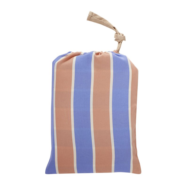 SOLACE BED LIINEN BLUE/PEACH