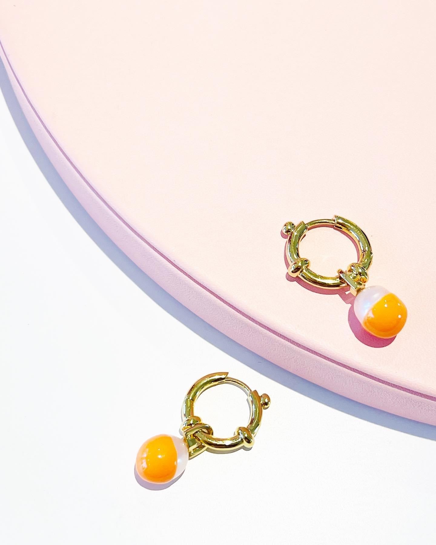 CHA CHA TANGERINE EARRING