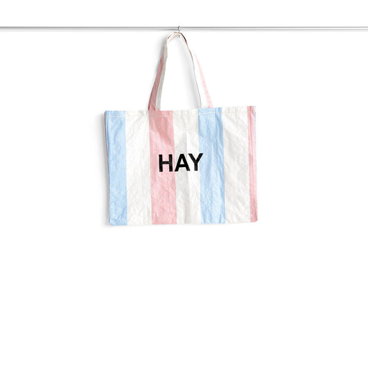 CANDY STRIPE BAG BLUE/RED/WHITE