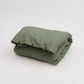 COTTON PERCALE BEDDING, OLIVE GREEN
